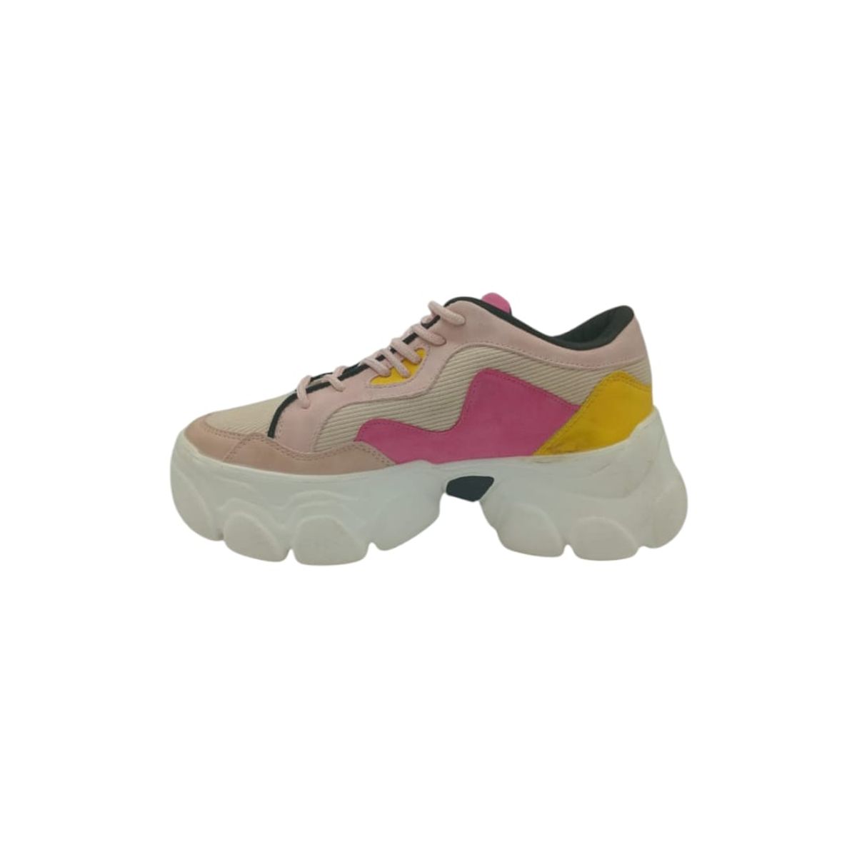 HERIEL - Zapatilla Rosa Plataforma Mujer