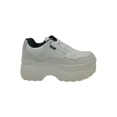 HERIEL - Zapatilla Blanca Plataforma Mujer
