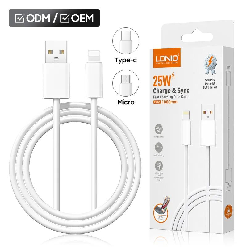 LDNIO - Cable USB-C 1 m LDNIO LS891