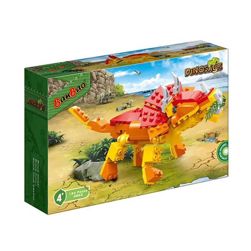 BANBAO - Set Bloques Dinosaurio Triceraptos BanBao