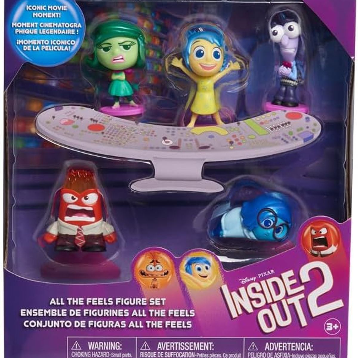 JUST PLAY - Intensamente 2 Pixar Set De 5 Figuras Original