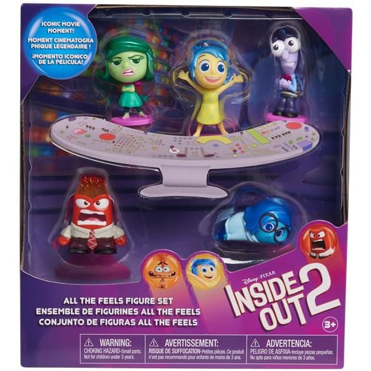 JUST PLAY - Intensamente 2 Pixar Set De 5 Figuras Original