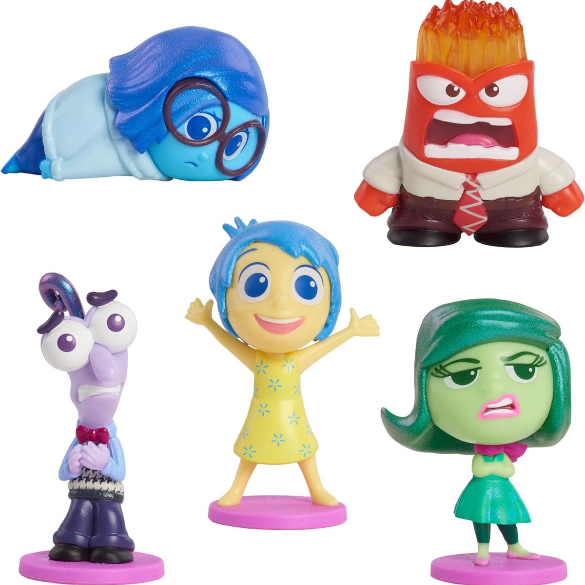 JUST PLAY - Intensamente 2 Pixar Set De 5 Figuras Original