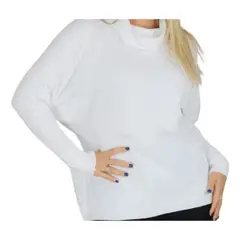MPROPIA - TEJIDO TIPO SPANDEX. MANGA LARGA. SWEATER CUELLO ALTO HILO 6021