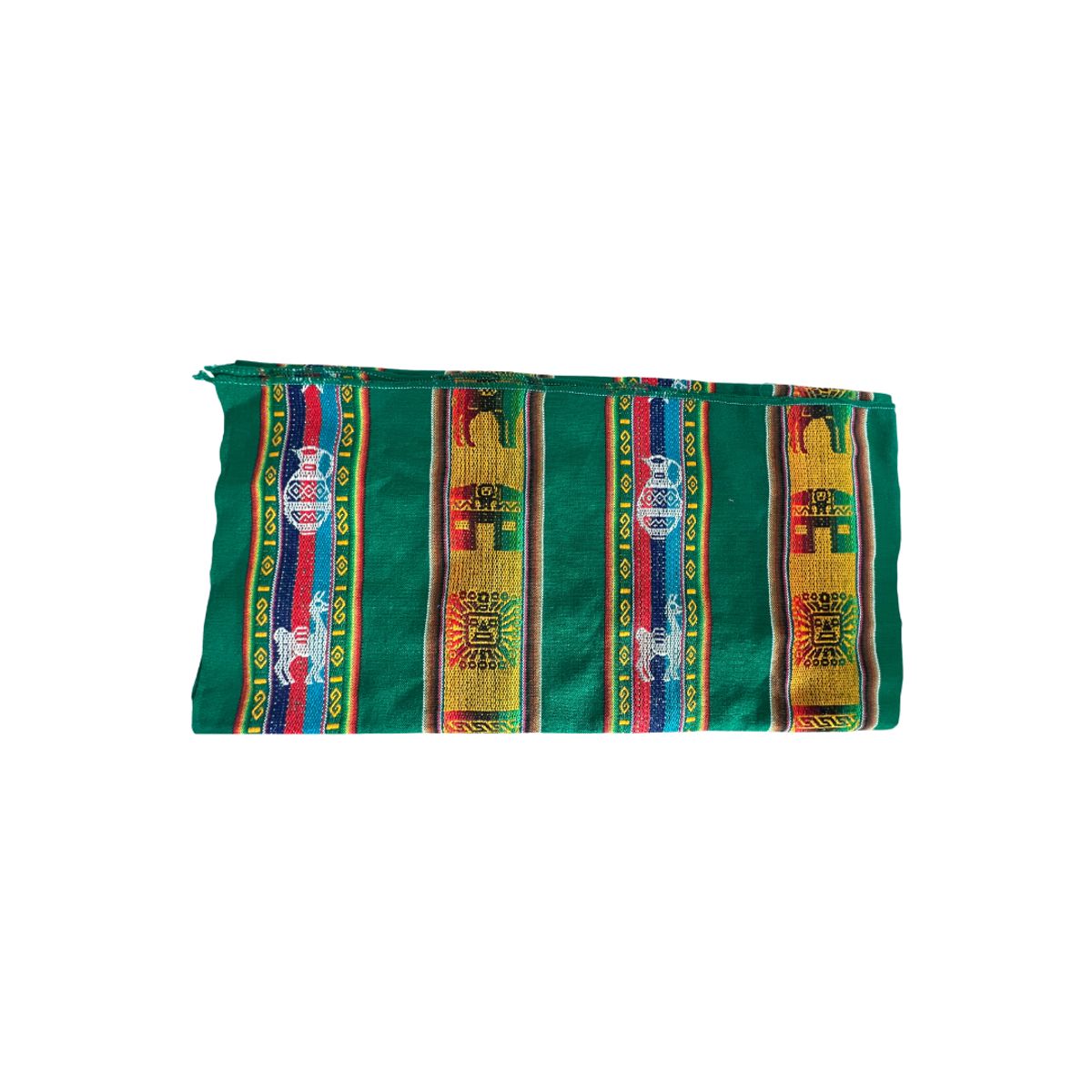 GENERICO - Manta De Aguayo Andina Verde Oscuro