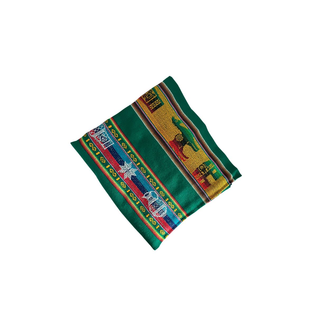 GENERICO - Manta De Aguayo Andina Verde Oscuro