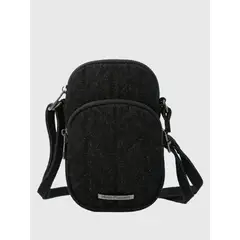 HUSH PUPPIES - Cartera Textil Mujer Jesse Cross Negro