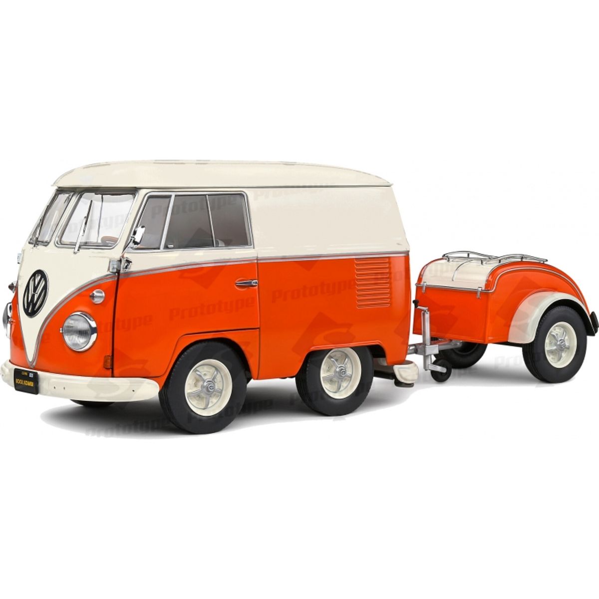 GENERICO - SOLIDO 1810902 1-18 KOOL KOMBI ORANGE AND WHITE 1950