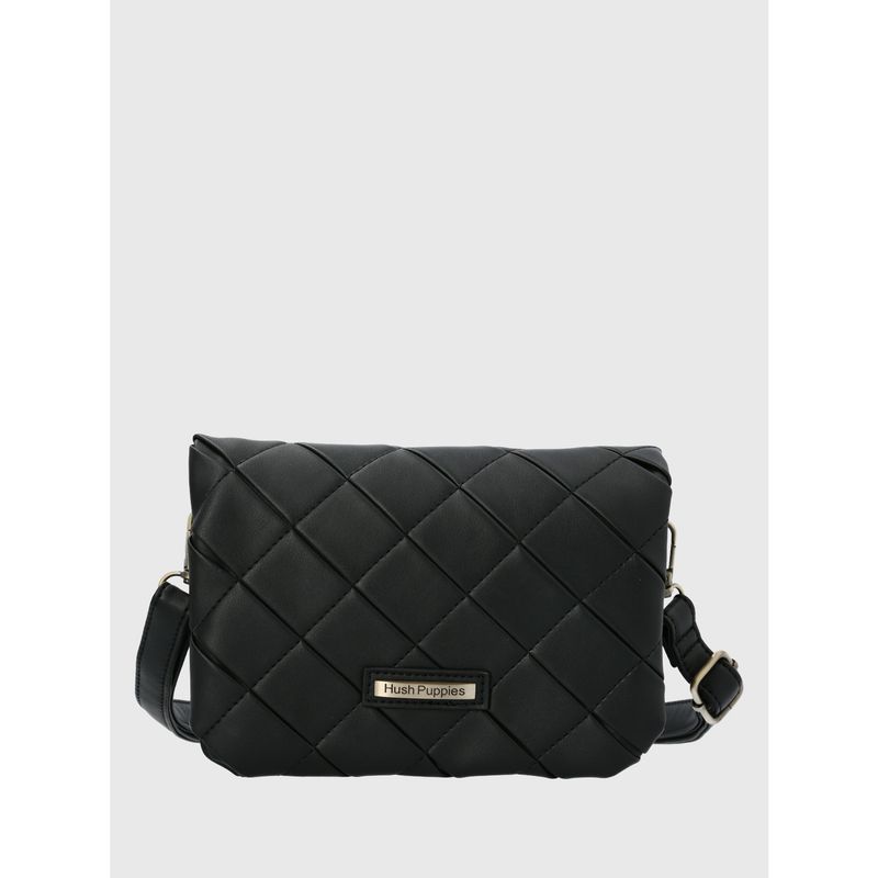 HUSH PUPPIES - Cartera Ecocuero Mujer Trini Cross Negro HUSH PUPPIES
