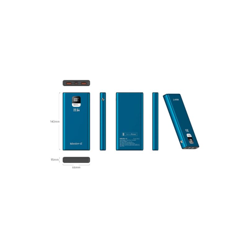 MASTER G - Batería Externa Power Bank 10000 Mah 22.5W UCP10LPD