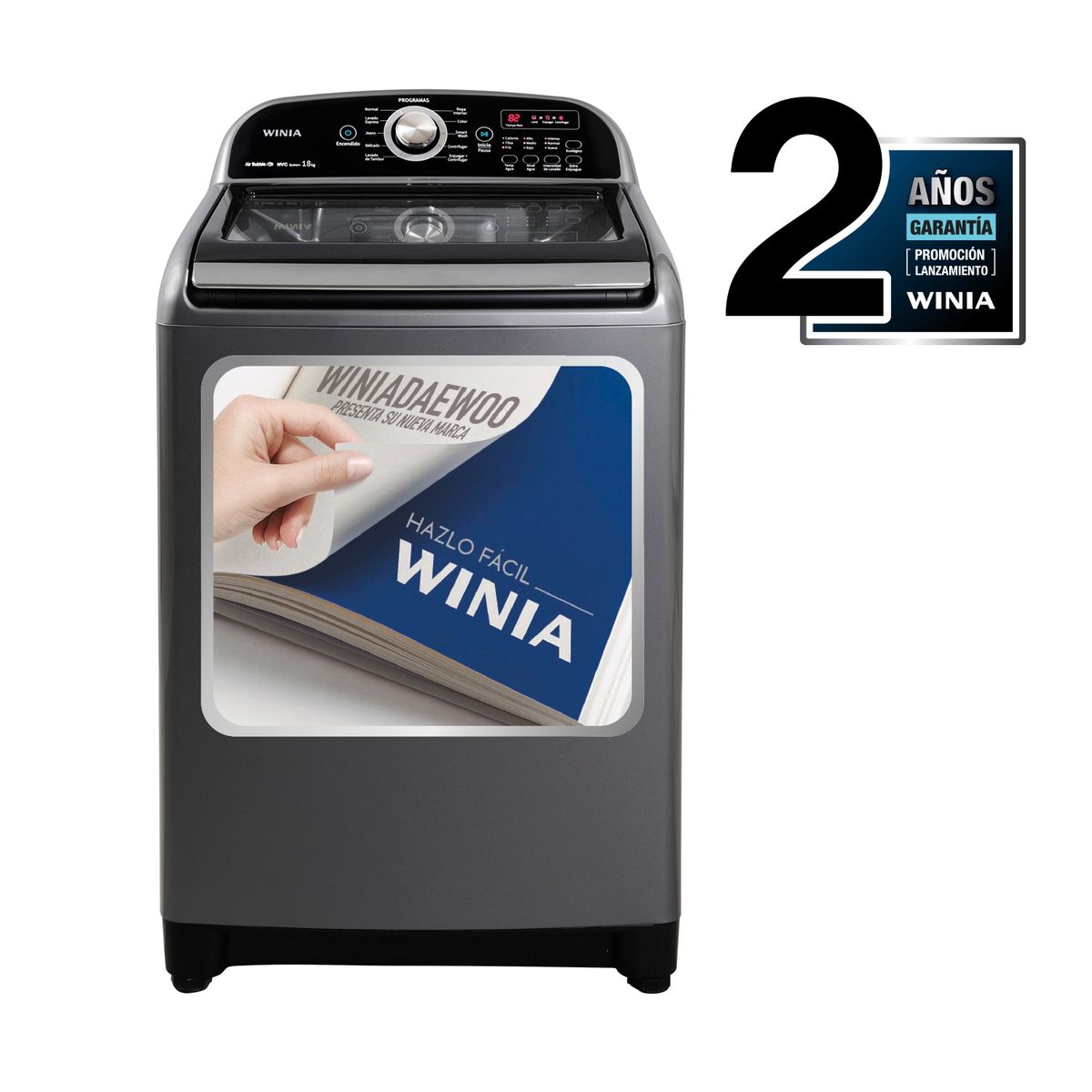 WINIA - Lavadora Automática 18 kg DWF-RP180XK