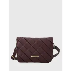 HUSH PUPPIES - Cartera Ecocuero Mujer Trini Cross Rojo