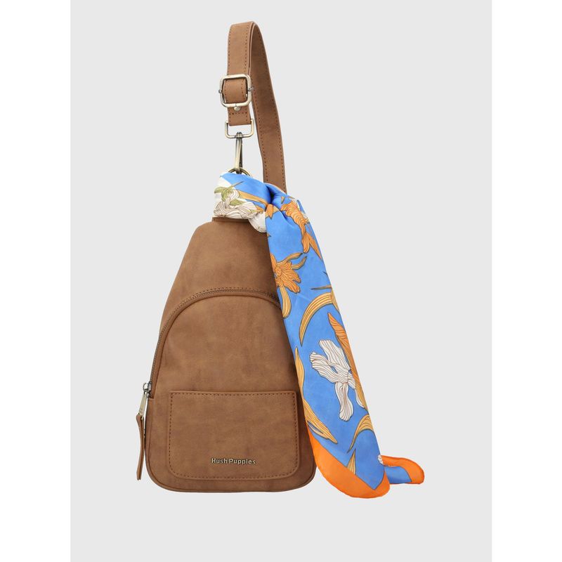 HUSH PUPPIES - Cartera Ecocuero Mujer Dalya Cross Café HUSH PUPPIES