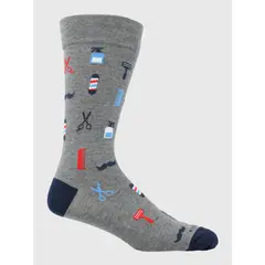 HUSH PUPPIES - Calcetin Algodón Niño C Monkey Gris