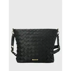 HUSH PUPPIES - Cartera Ecocuero Mujer Travis Cross Negro