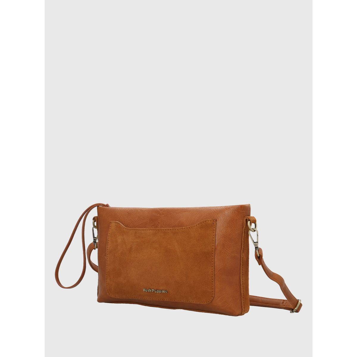 HUSH PUPPIES - Cartera Ecocuero Mujer Liah Cross Café HUSH PUPPIES