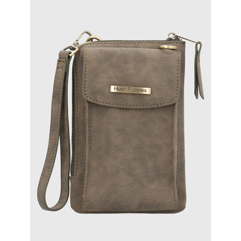 HUSH PUPPIES - Cartera Ecocuero Mujer Doris Cross Café HUSH PUPPIES