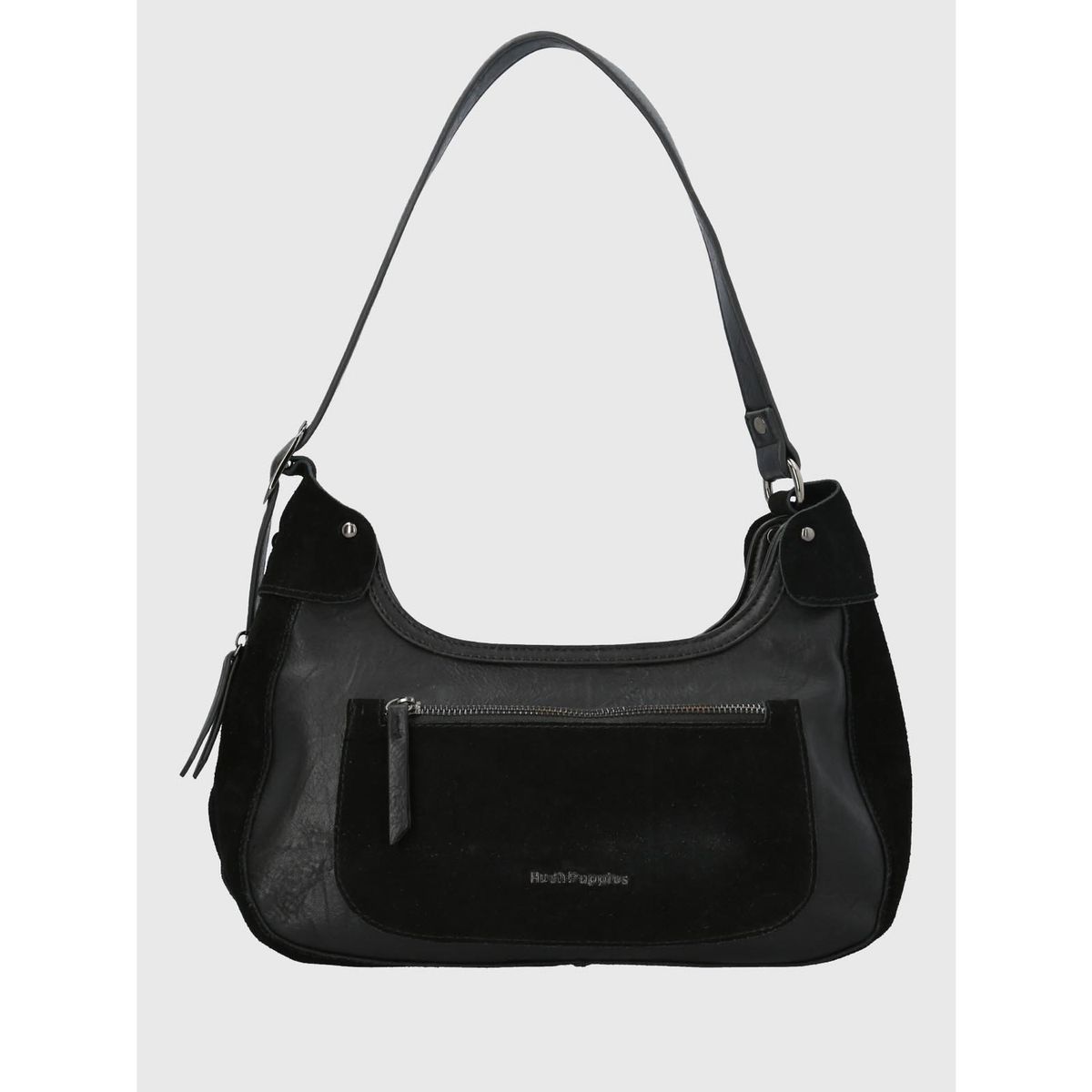 HUSH PUPPIES - Cartera Ecocuero Mujer Lauren Hobo Negro HUSH PUPPIES