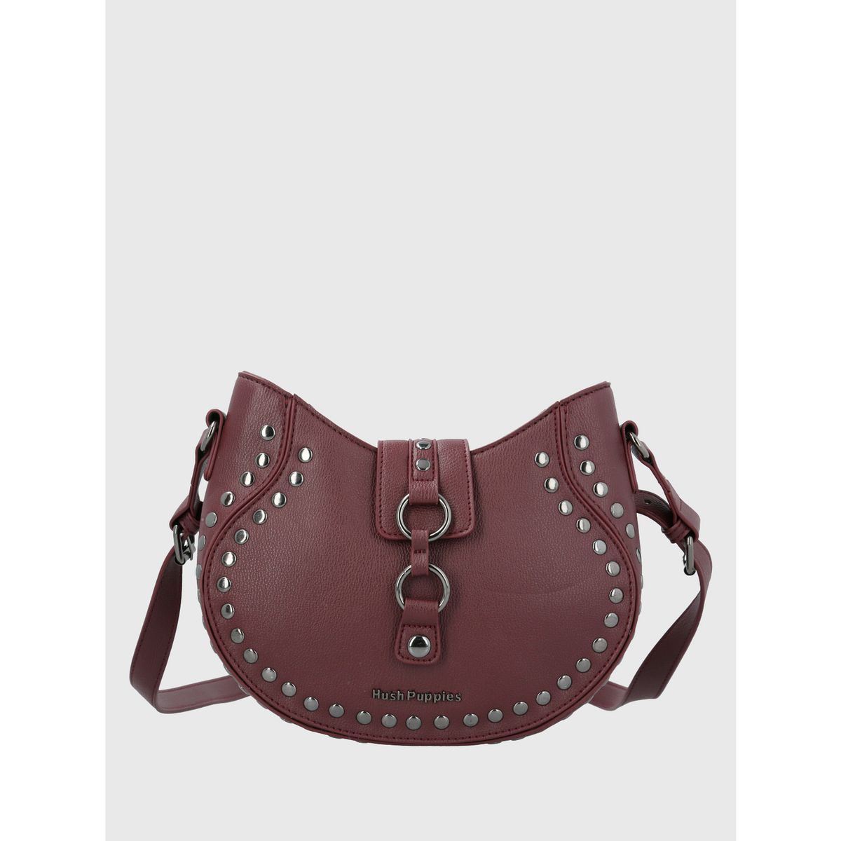 HUSH PUPPIES - Cartera Ecocuero Mujer Karol Cross Rojo HUSH PUPPIES