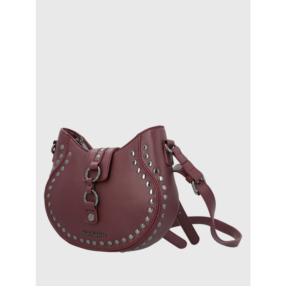 HUSH PUPPIES - Cartera Ecocuero Mujer Karol Cross Rojo HUSH PUPPIES