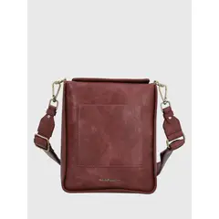 HUSH PUPPIES - Cartera Ecocuero Mujer Dianna Cross Rojo