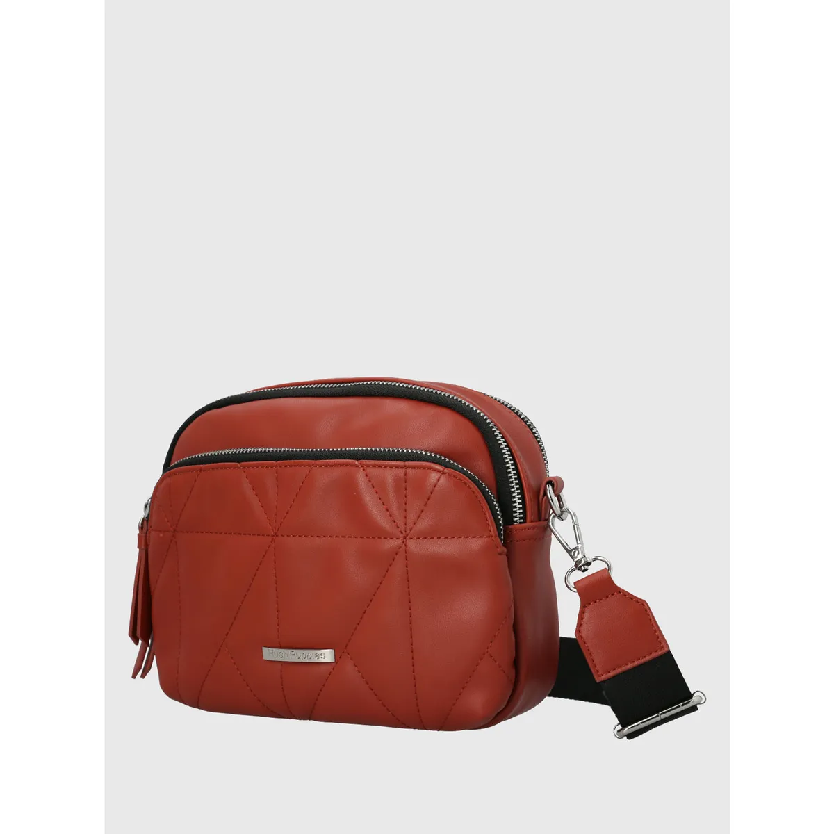 HUSH PUPPIES - Cartera Ecocuero Mujer Quilt Naranjo HUSH PUPPIES