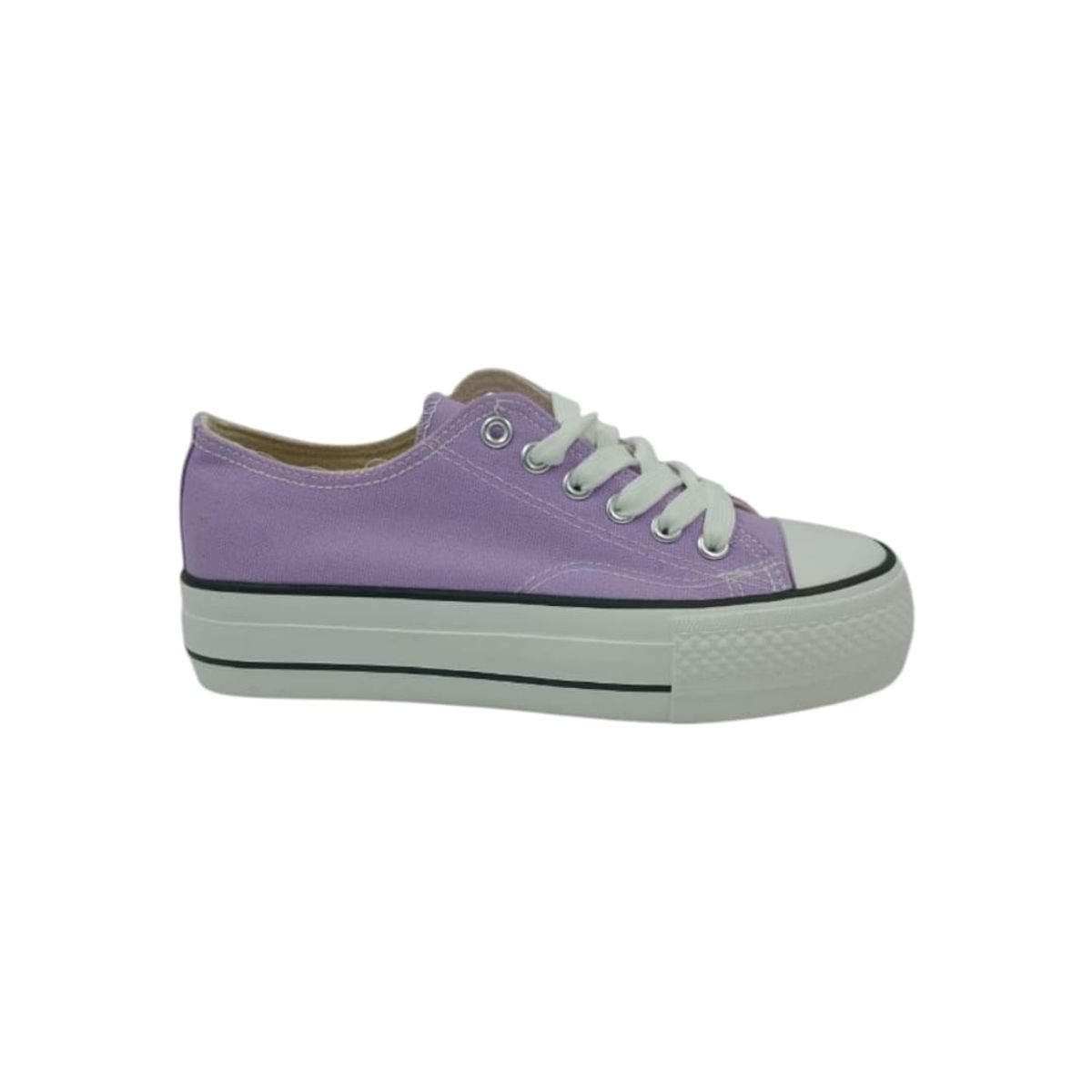 HERIEL - Zapatilla Purpura Plataforma Mujer