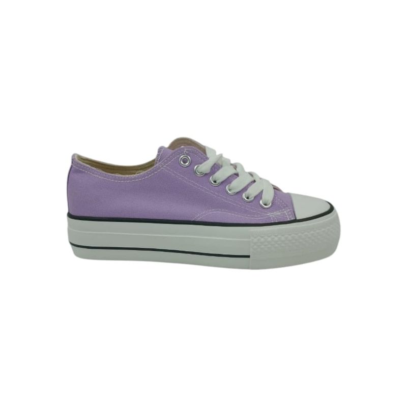 HERIEL - Zapatilla Purpura Plataforma Mujer