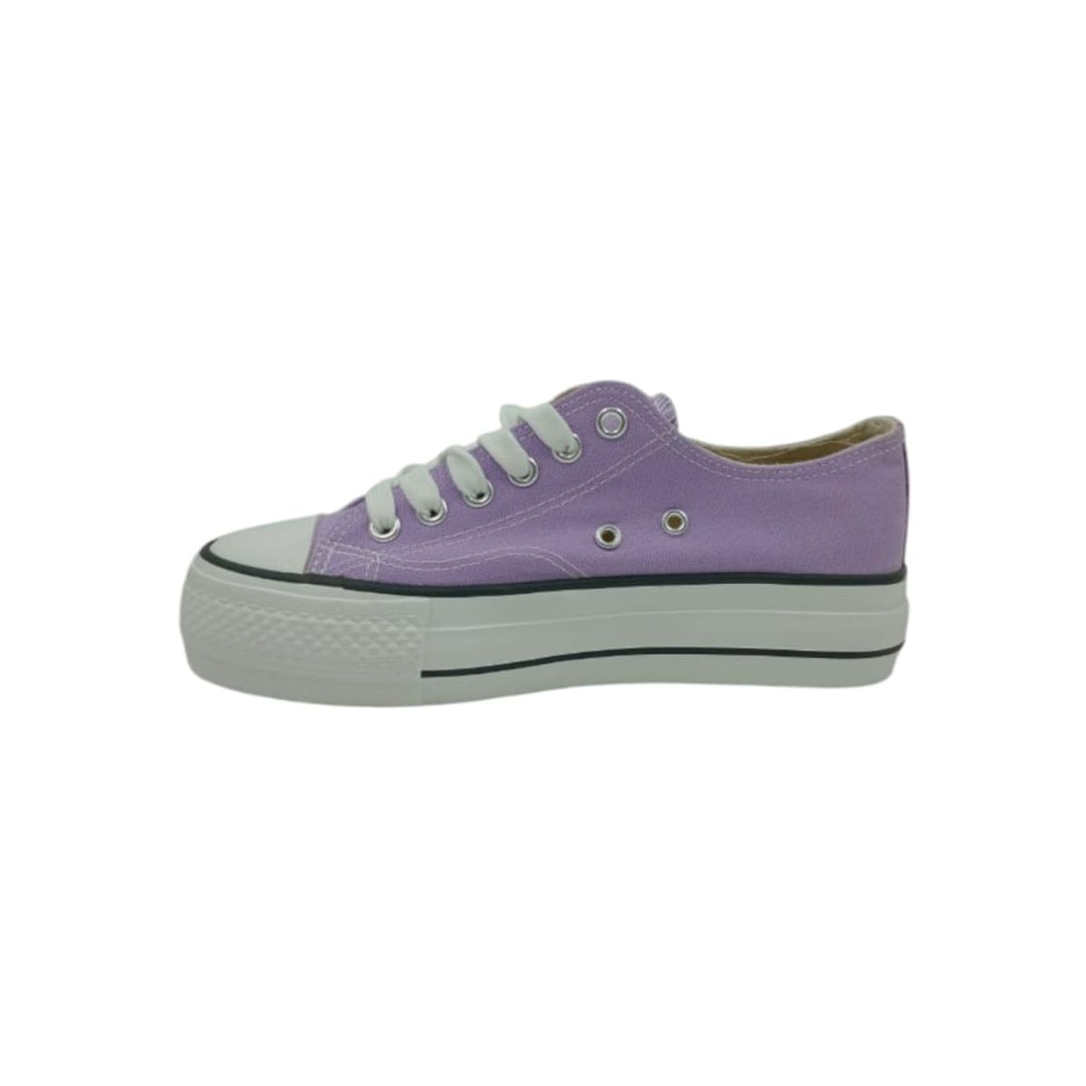 HERIEL - Zapatilla Purpura Plataforma Mujer