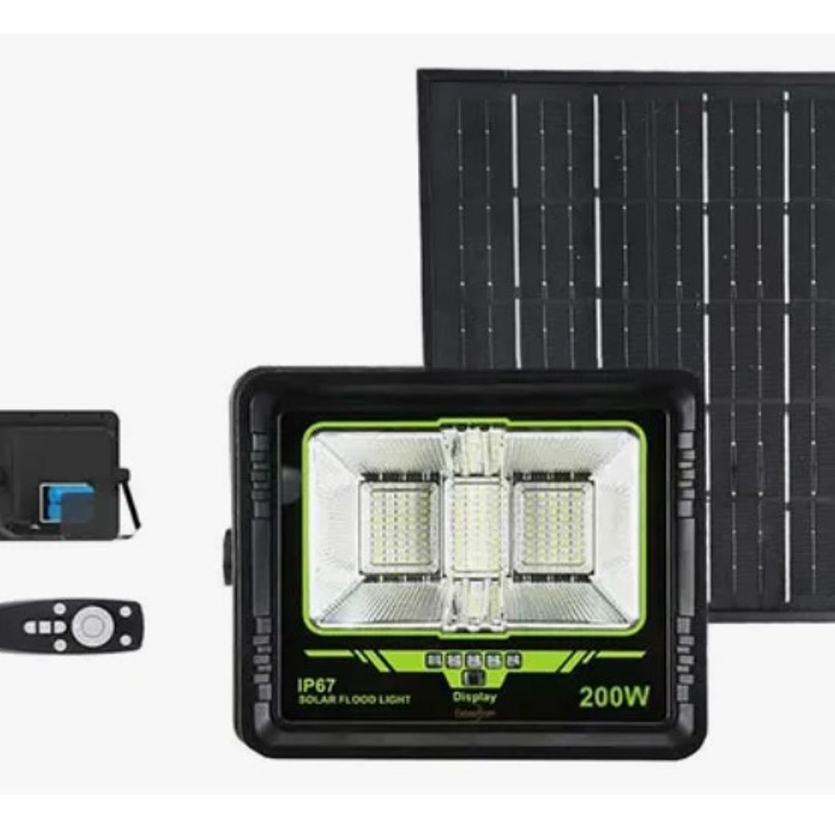 OFERTABKN - Foco Solar Reflector 200w Ip67 + Panel Solar +control Remoto
