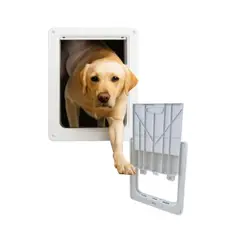 GENERICO - Puerta para Perros con Traba Seguridad 285x245 cm