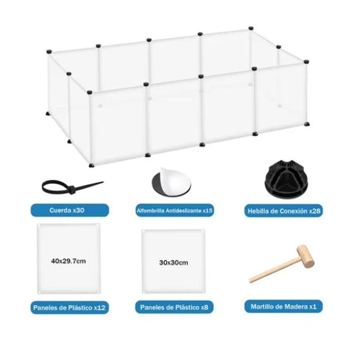 OFERTABKN - Jaula Corralito Para Mascotas Perro Gato Animales Pequeños