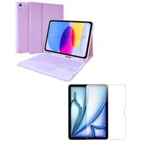 Funda + Teclado Touchpad Para iPad Air 11 M3 2025 + Vidrio