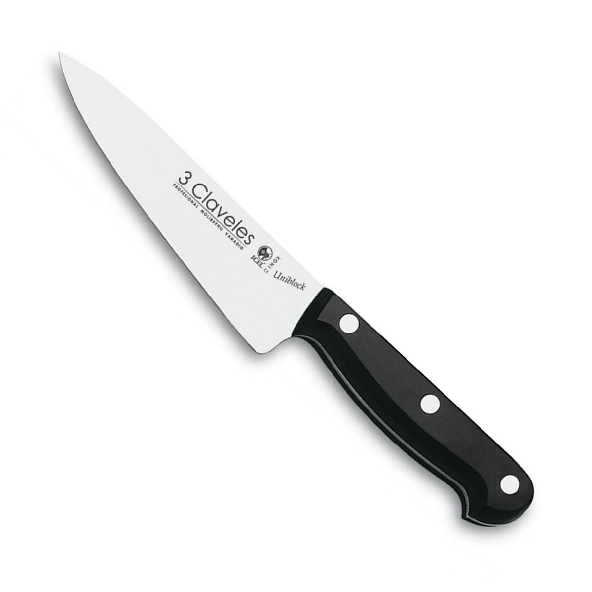 3 CLAVELES - Cuchillo cocina tres claveles 13 cm