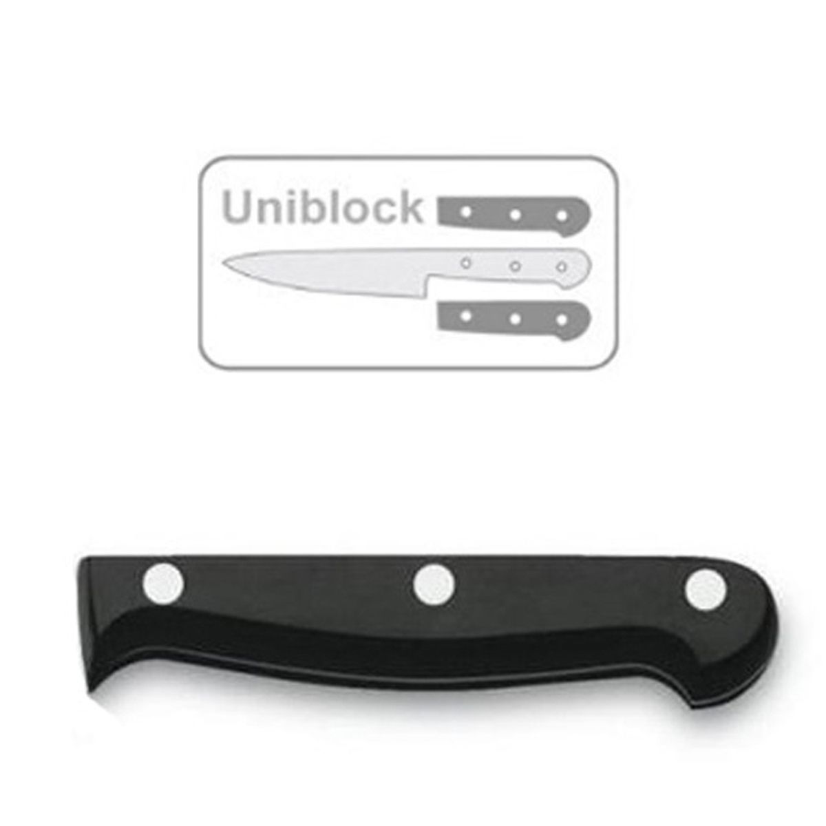 3 CLAVELES - Cuchillo cocina tres claveles 13 cm
