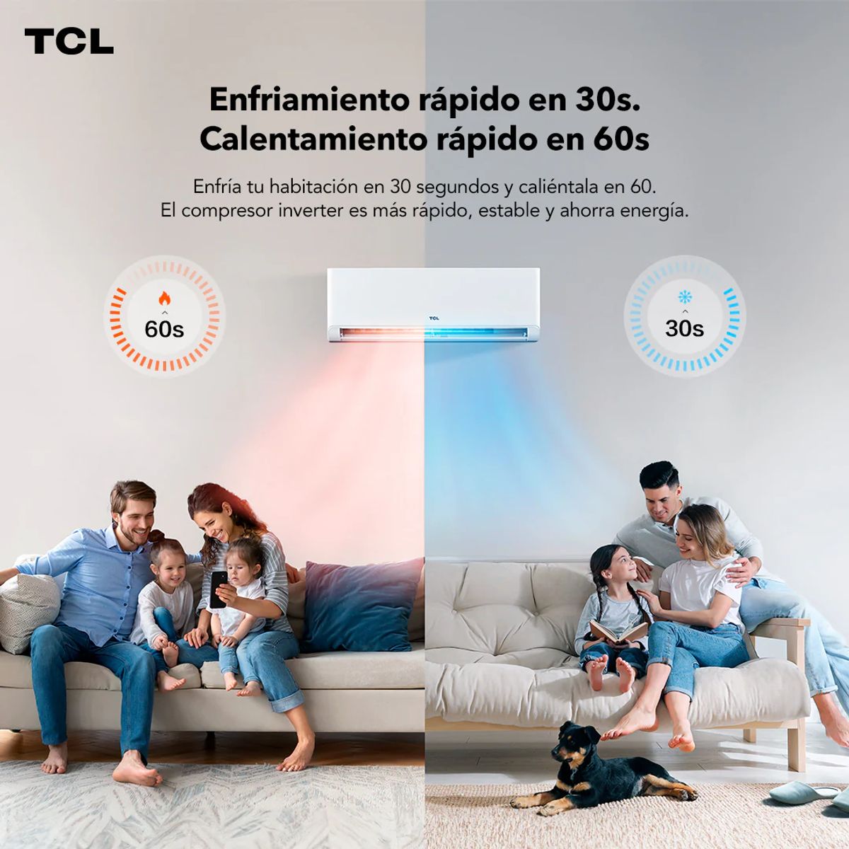 TCL - Aire Acondicionado Inverter TCL BreezIN 24000 BTU WIFI