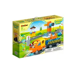 BANBAO - Set Bloques Tren de Carga 86 Piezas