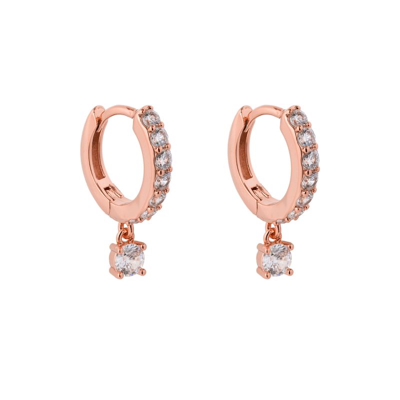 BOAZ JOYAS - ARGOLLAS CIRA BAÑADAS EN ORO ROSADO