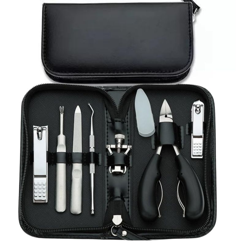 GENERICO - Kit Herramientas Uñas Encarnadas Set Pedicura Corta Uñas 7pz