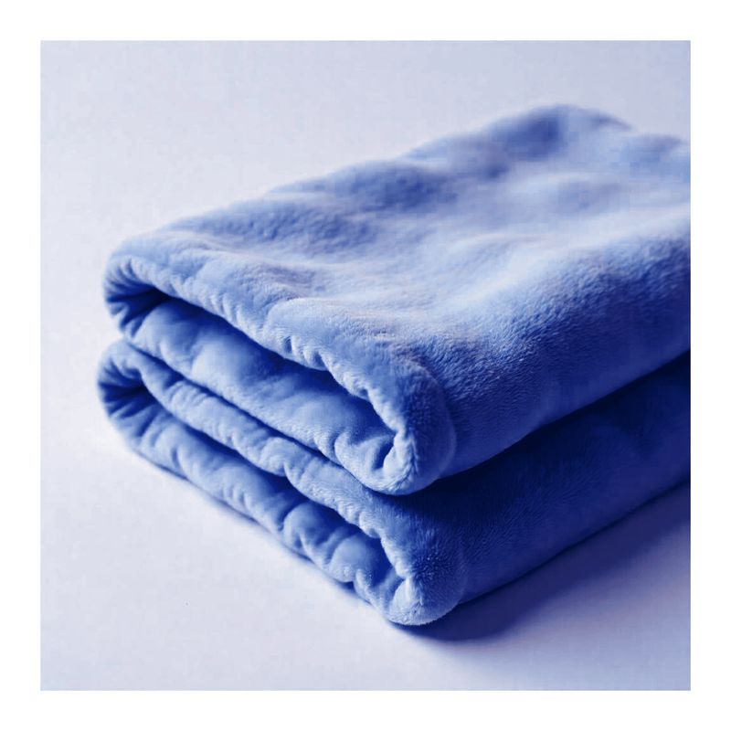 GENERICO - Manta Suave para Bebé Color Azul 113x70 cm  Confort Total