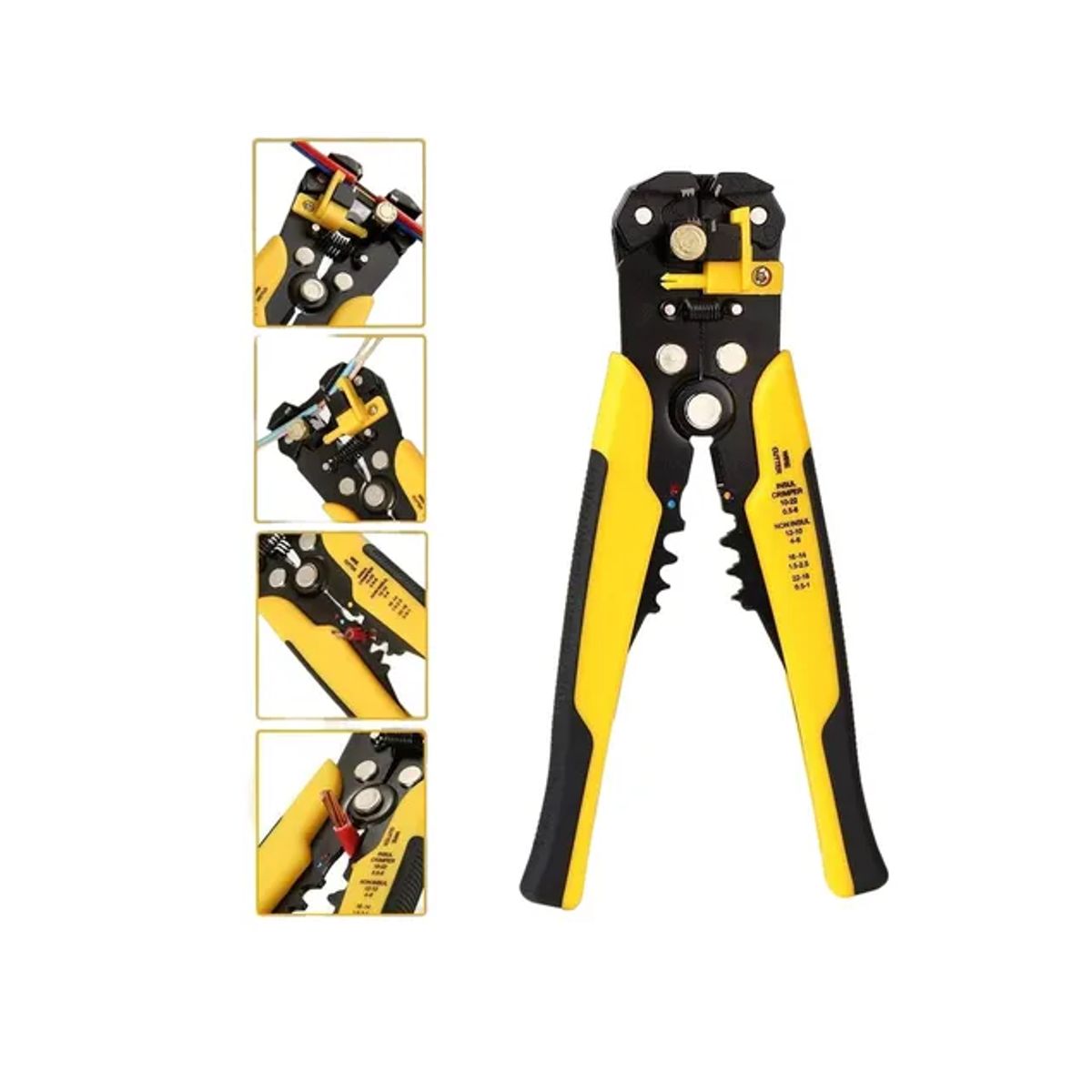 GENERICO - Alicate Pelacables Pinza Pelador De Cables Automático 5 En 1