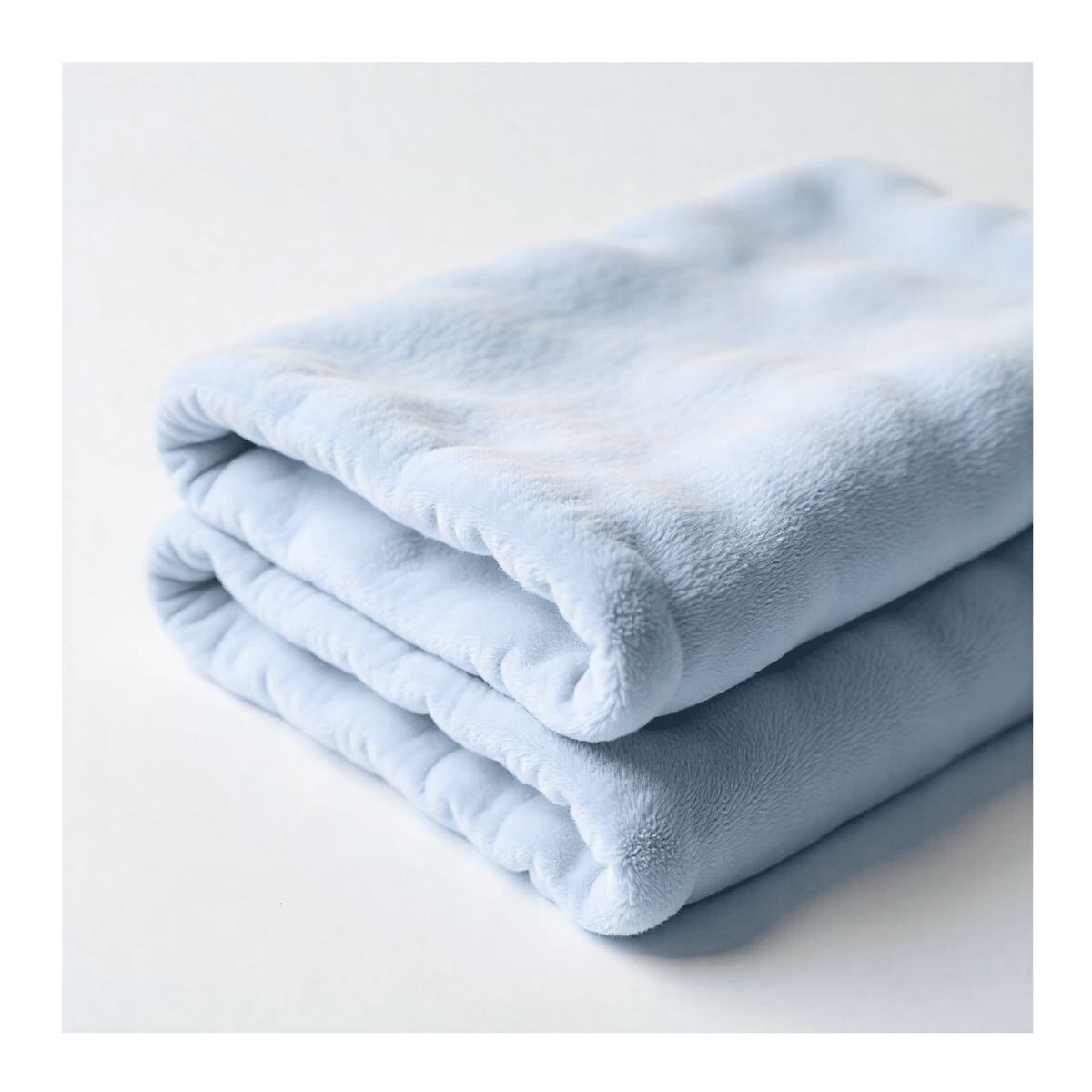 GENERICO - Manta Suave para Bebé Color Celeste 97x80 cm  Confort Total