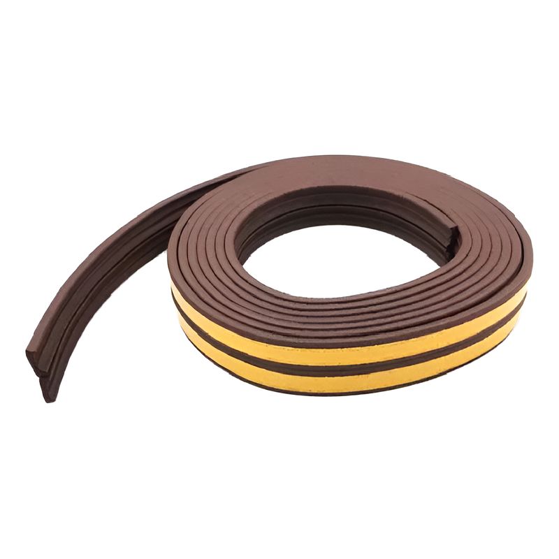 GENERICO - Burlete Tira Aislante Adhesivo Para Ventanas Puertas 3m 4mm