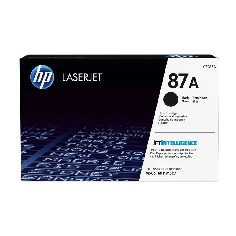 HP - Tóner HP 87A Negro Laserjet Original