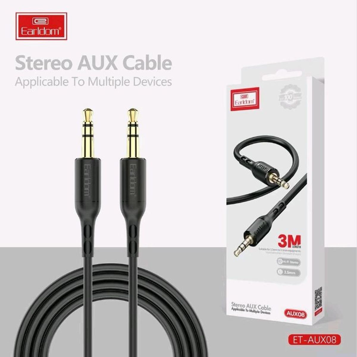 GENERICO - Cable Auxiliar 3m AUX08