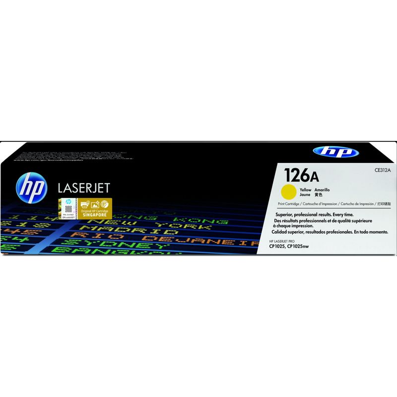 HP - Toner HP 126A Amarillo Laserjet Original