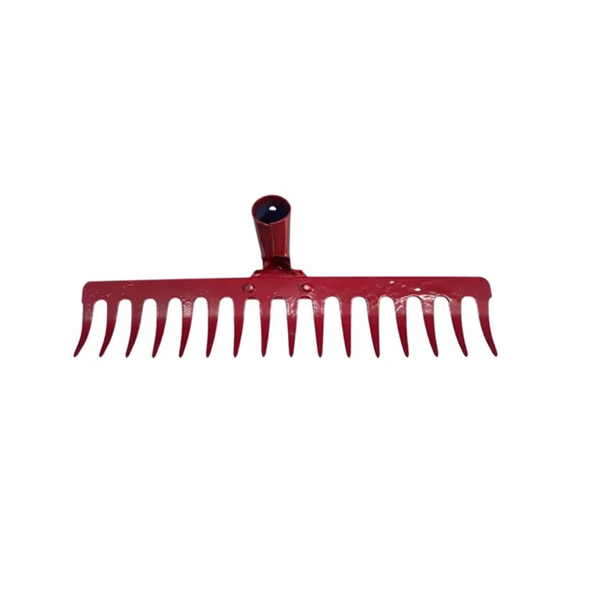 GENERICO - Rastrillo Metálico Recto 40cm 16 Dientes Para Jardinería