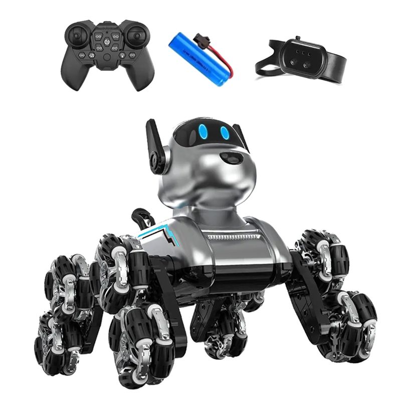 ALPHA - Perro Robot Inteligente Con Control Remoto Juguete Niños