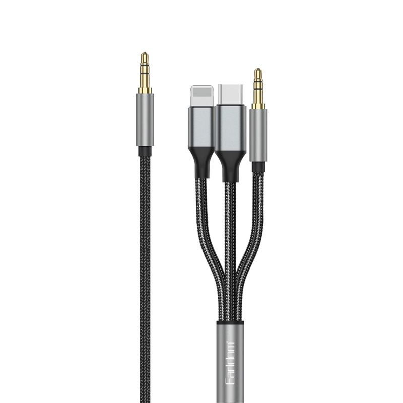 GENERICO - Cable Auxiliar 3 en 1 120cm  AUX72