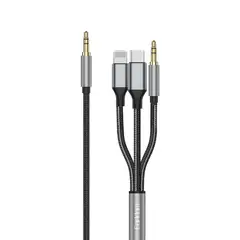 GENERICO - Cable Auxiliar 3 en 1 120cm AUX72